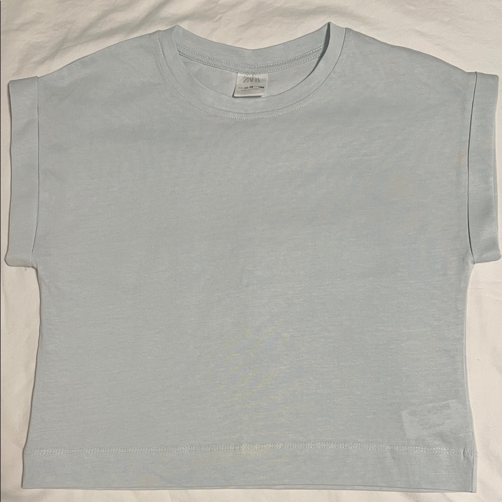 Zara Soft Sky Blue Tee